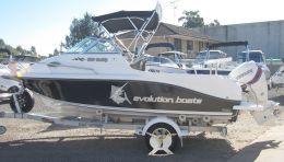 Australian Wheel Clamp securing Evolution Boat and Trailer 500 Cuddy 2013