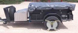 Australian Wheel Clamp securing Aussie Jays Campers the Ridge Didge Off Road Camper